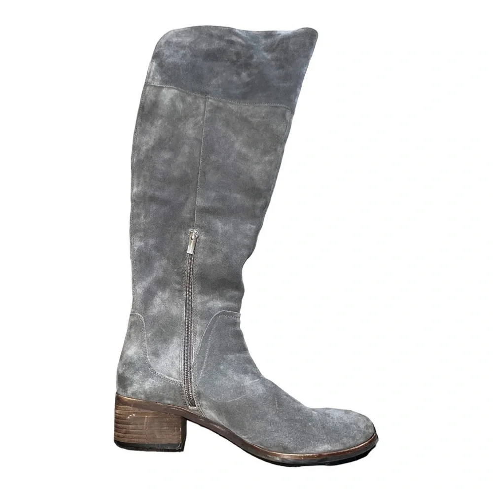 ▶️ Vince Camuto ◀️ Kochelda Suede Over the Knee Boots. Gray. Size 9.5